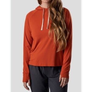 DUCK CAMP LIGHTWEIGHT BAMBOO HOODIE XS QUICK DRY UPF 20 HIKING ATHLETIC WORKOUT